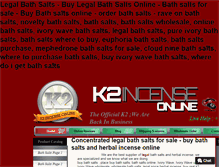 Tablet Screenshot of k2bathsaltonline.com